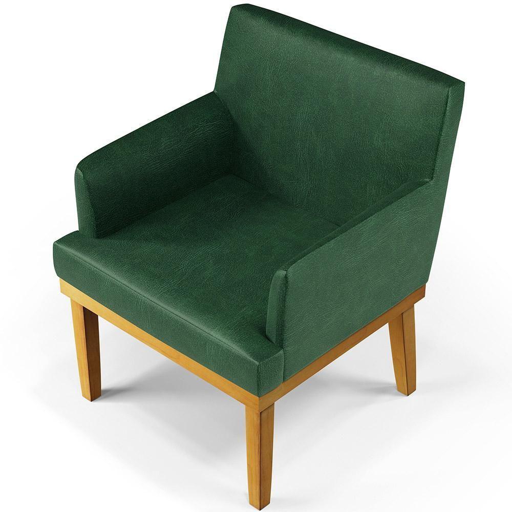 Kit 3 Poltronas Beatriz W01 Facto Verde Musgo - 6