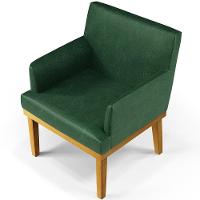 Kit 3 Poltronas Beatriz W01 Facto Verde Musgo - 6