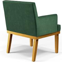 Kit 3 Poltronas Beatriz W01 Facto Verde Musgo - 7