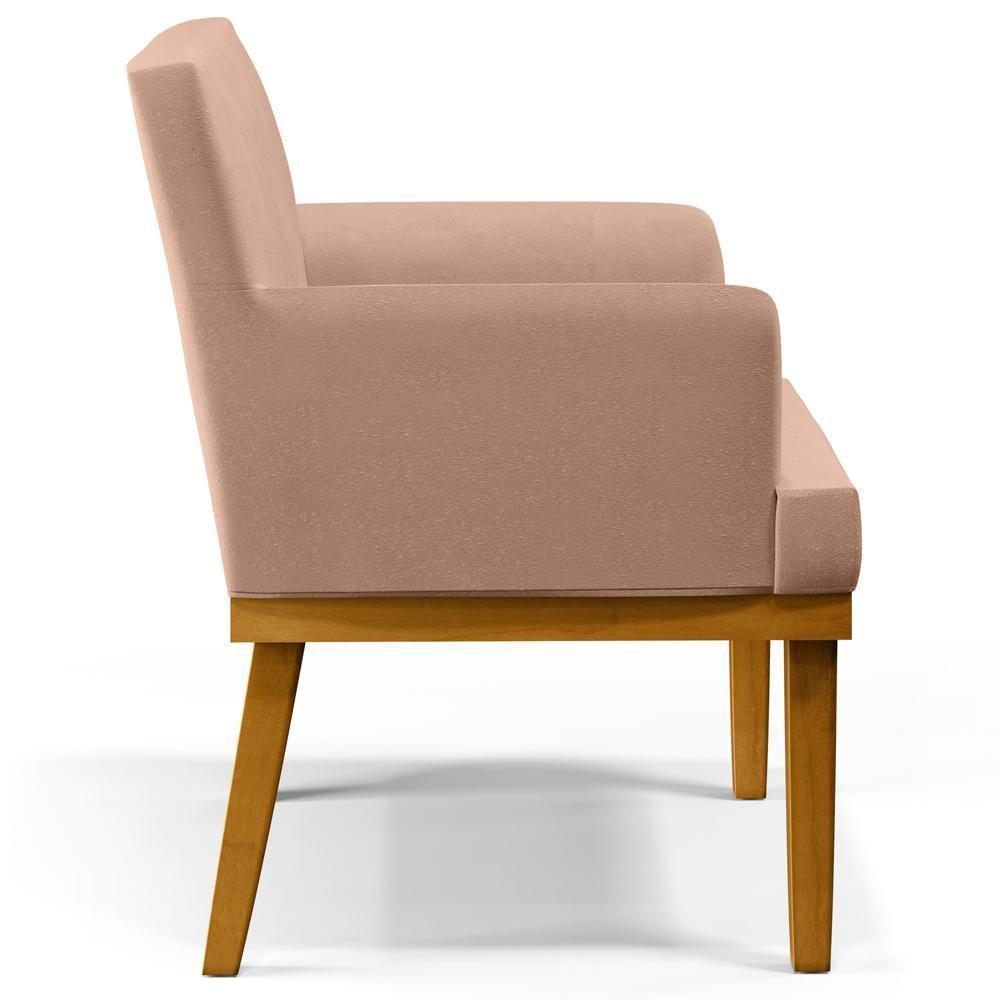 Kit 04 Poltronas Beatriz W01 Linho Rosê - 5