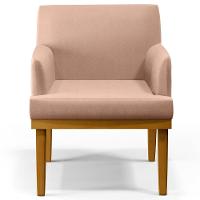 Kit 04 Poltronas Beatriz W01 Linho Rosê - 6