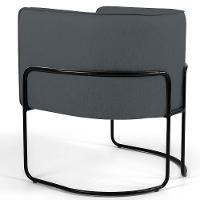 Kit 02 Poltronas Preto Betina D02 Cinza C-03 - 3