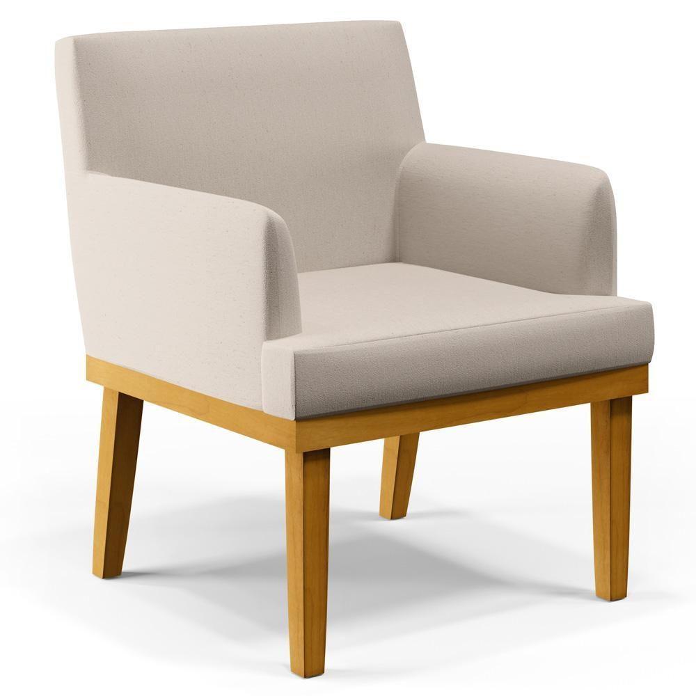 Kit 04 Poltronas Beatriz W01 Linho Cru - 9