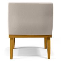 Kit 04 Poltronas Beatriz W01 Linho Cru - 2