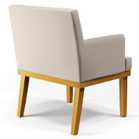 Kit 04 Poltronas Beatriz W01 Linho Cru - 3