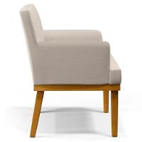 Kit 04 Poltronas Beatriz W01 Linho Cru - 5