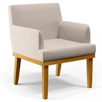 Kit 04 Poltronas Beatriz W01 Linho Cru - 9