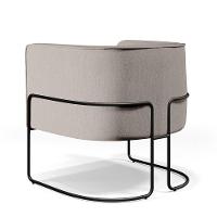 Kit 02 Poltronas Preto Betina D02 Bege C-107 - 2