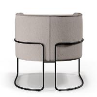 Kit 02 Poltronas Preto Betina D02 Bege C-107