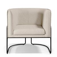 Kit 02 Poltronas Preto Betina D02 Bege C-443 - 6