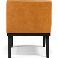 Kit 04 Poltronas Base Preto Beatriz W01 Couríssimo Whisky - 2