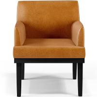 Kit 04 Poltronas Base Preto Beatriz W01 Couríssimo Whisky - 6