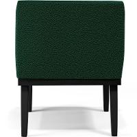 Kit 04 Poltronas Base Preto Beatriz W01 Bouclê Verde - 2