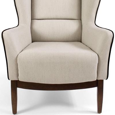 Kit 2 Poltronas Milena D02 Decorativas Bege Lyam Decor