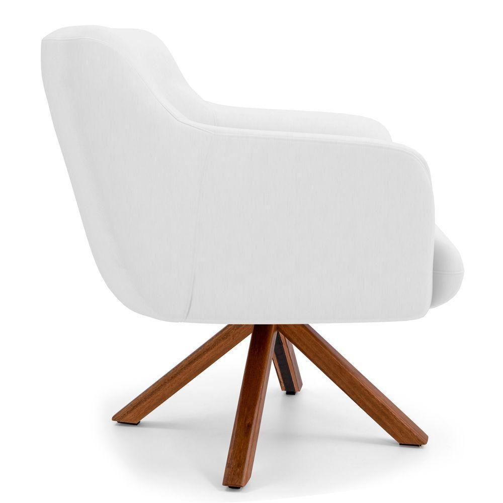 Kit 02 Poltronas Jade D02 Corano Branco C-12 - 3