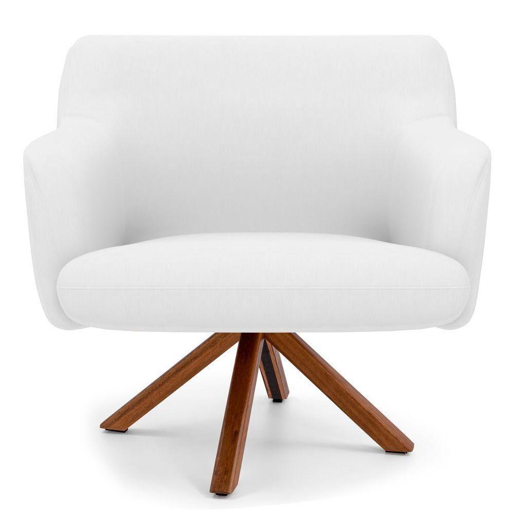 Kit 02 Poltronas Jade D02 Corano Branco C-12 - 4