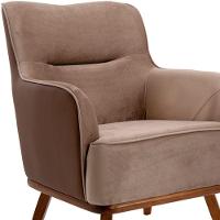 Kit 02 Poltronas Isabella D02 Importado Bege Escuro C-68 - 2