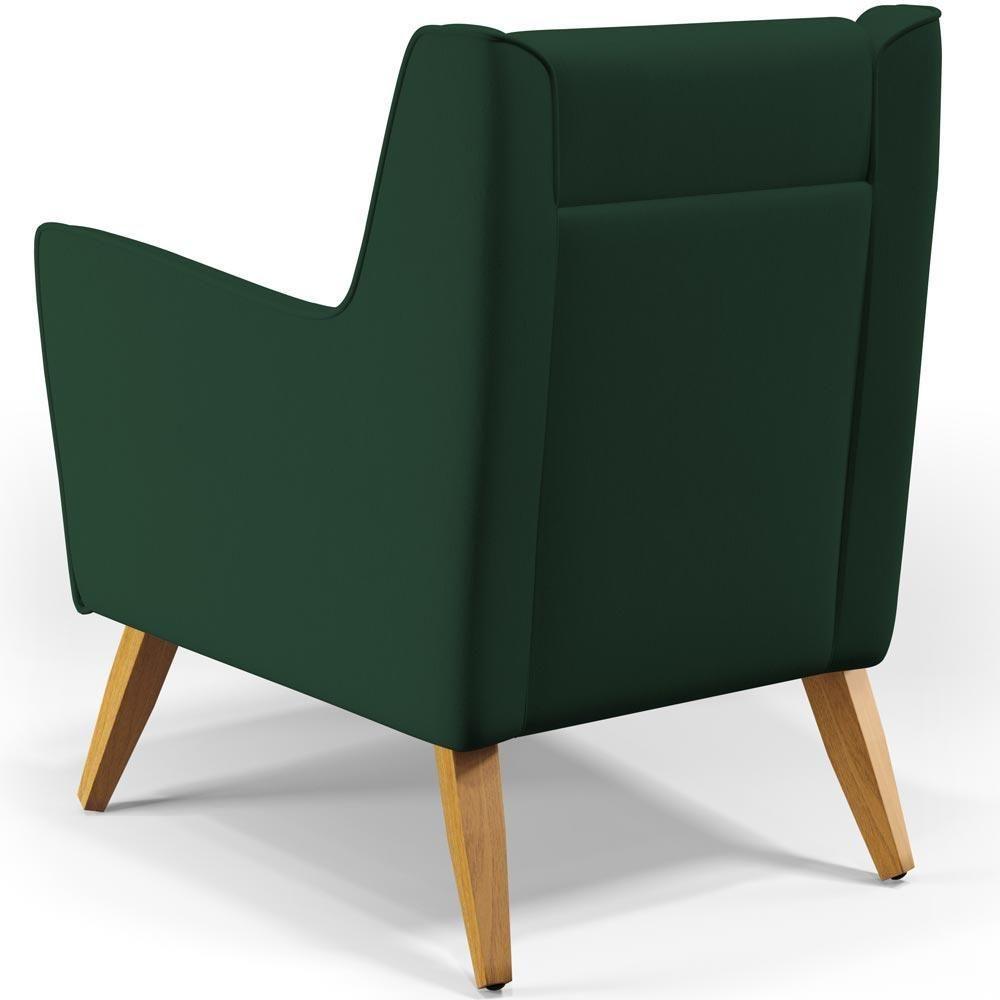 Kit 02 PoltronasTaroba D02 Veludo Verde Musgo C-303 - 3