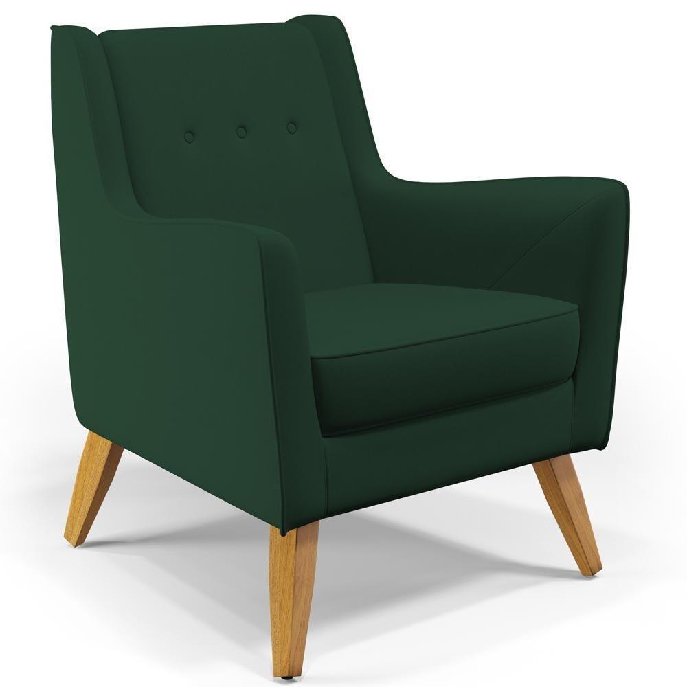 Kit 02 PoltronasTaroba D02 Veludo Verde Musgo C-303 - 7