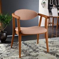 Kit 02 Poltronas Para Sala De Estar Cecília B04 Linho Rosê - 9