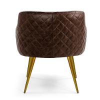 Kit 02 Poltronas New Bronze Linho Bege C-107 Corano Marrom - 2