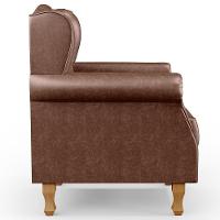 Poltrona Para Sala De Estar Yara P02 Marrom - 3