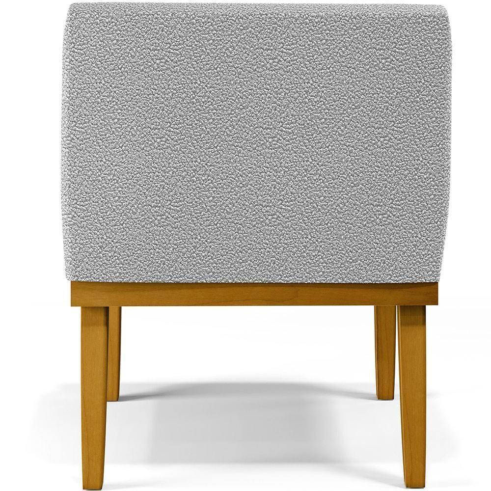 Poltrona Base Mel Beatriz W01 Bouclê Cinza - 2