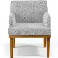 Poltrona Base Mel Beatriz W01 Bouclê Cinza - 6