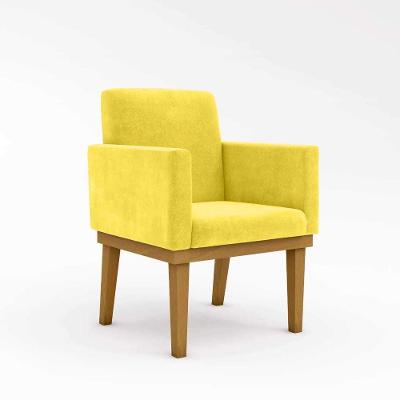 Poltrona Base + Reforçada Balaqui Decor Coramarelo