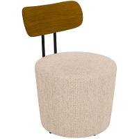 Poltrona Base Fixa Luara M03 Linho Cru - 1