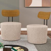 Poltrona Base Fixa Luara M03 Linho Cru - 6