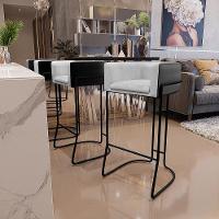 Kit 02 Banquetas Preto Betina D02 Cinza D-315 Preto B-97 - 8