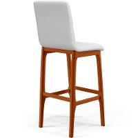 Banqueta Alta Cozinha De Jantar Fixa Zoe B04 Facto Branco - 2