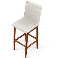 Kit 04 Banquetas Altas Cozinha Zoe B04 Champagne - 3