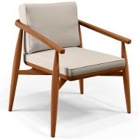 Kit 02 Poltronas Com Cintas De Corano Lavínia B04 Linho Cru - 8