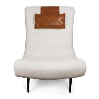 Poltrona Sher Corano Nozes Com Linho Bege A19 De Ferro - 6