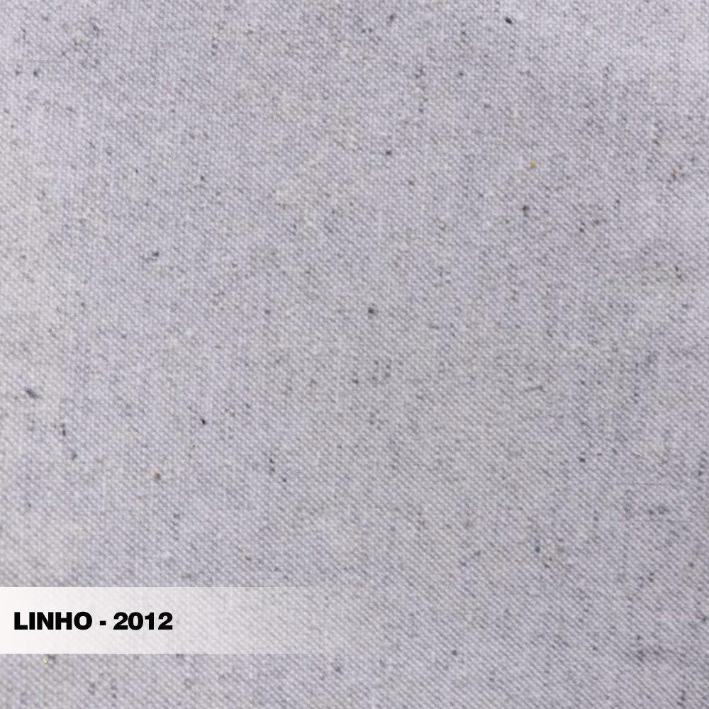 Poltrona Decorativa Pés Em Madeira Buzz Linho Cinza Rustico - 8