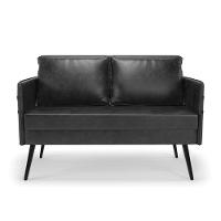 Kit 01 Namoradeira E 02 Poltronas Corano Preto - 7