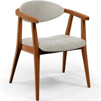 Poltrona E Recepção Cecília L02 Bouclê Creme - 1