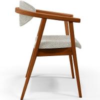 Poltrona E Recepção Cecília L02 Bouclê Creme