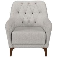 Poltrona Com Tachas Base Fixa Blenda M03 Cinza - 5