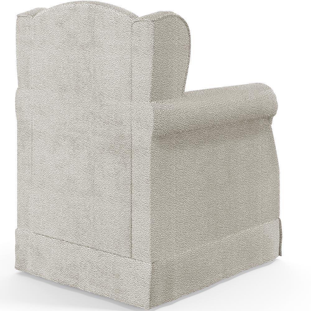 Poltrona De Amamentação Com Balanço E Puff Elisa P02 Creme - 4