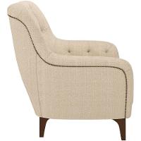 Poltrona Com Tachas Base Fixa Blenda M03 Bege - 10