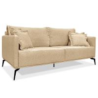 Kit 2 Poltronas E Sofá 2 Lugares 1,60m Dourado Pés Metálicos - 12