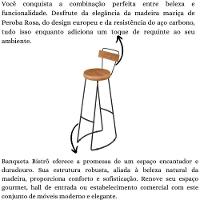 Kit 3 Banquetas Alta Com Encosto Para Aérea Gourmet Aurora - 5