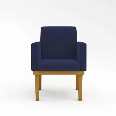 Poltrona Nina Com Base-azul Marinho