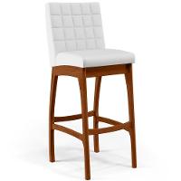 Kit 03 Banquetas Altas Mila Facto Branco Fosco - 8