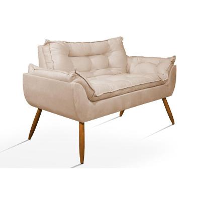 Sofá Poltrona Namoradeira ? Sala De Estar - Bege