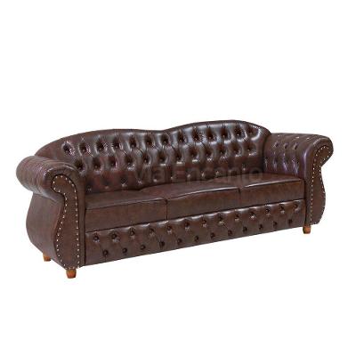 Namoradeira Chesterfield 3 Lugares Merlô Courano Pinhão