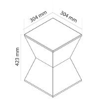 Banqueta Nitro I'm In Branco Grifit - 5